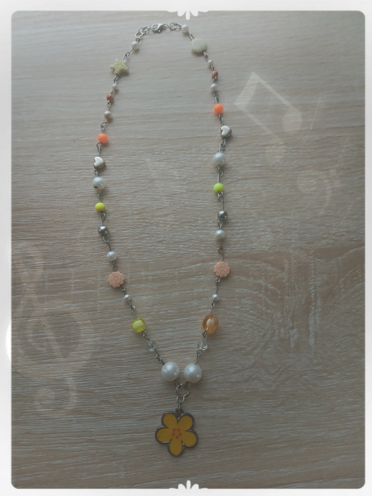 Pompompurin beaded necklace